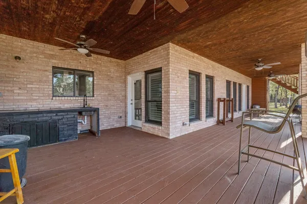 a view of a house with lounge chair