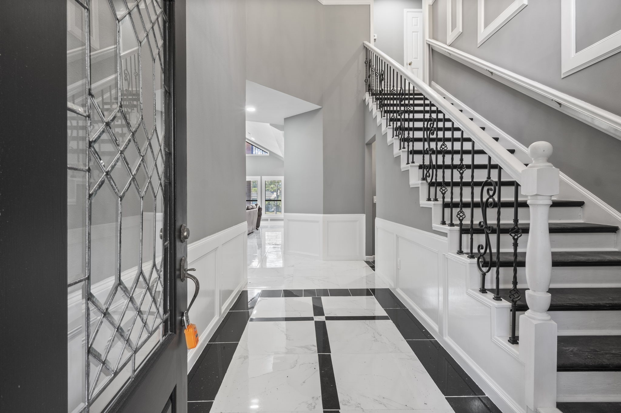 22405 Augusta Lane Point Blank, TX 77364 - Photo 5 of 50 a view of entryway with wooden floor