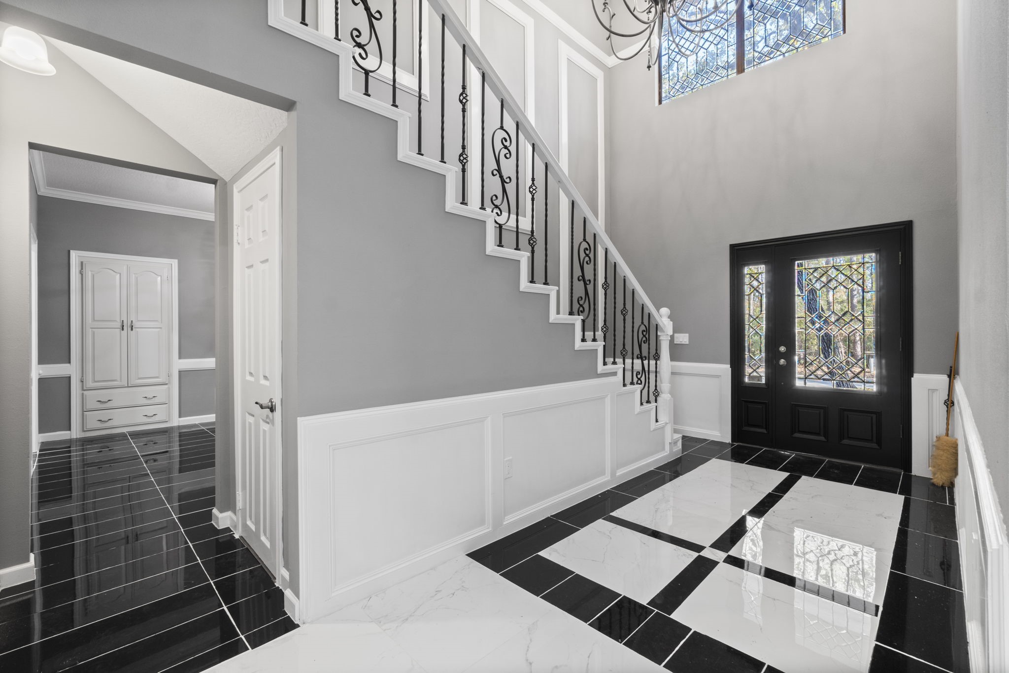 22405 Augusta Lane Point Blank, TX 77364 - Photo 6 of 50 a view of entryway and hall with wooden floor