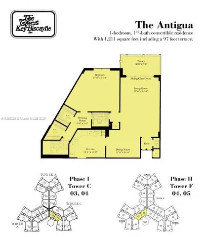 $849,000 | 1121 Crandon Boulevard, Unit F1004, Key Biscayne, FL 33149