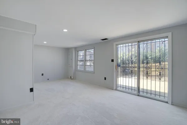 a view of empty room
