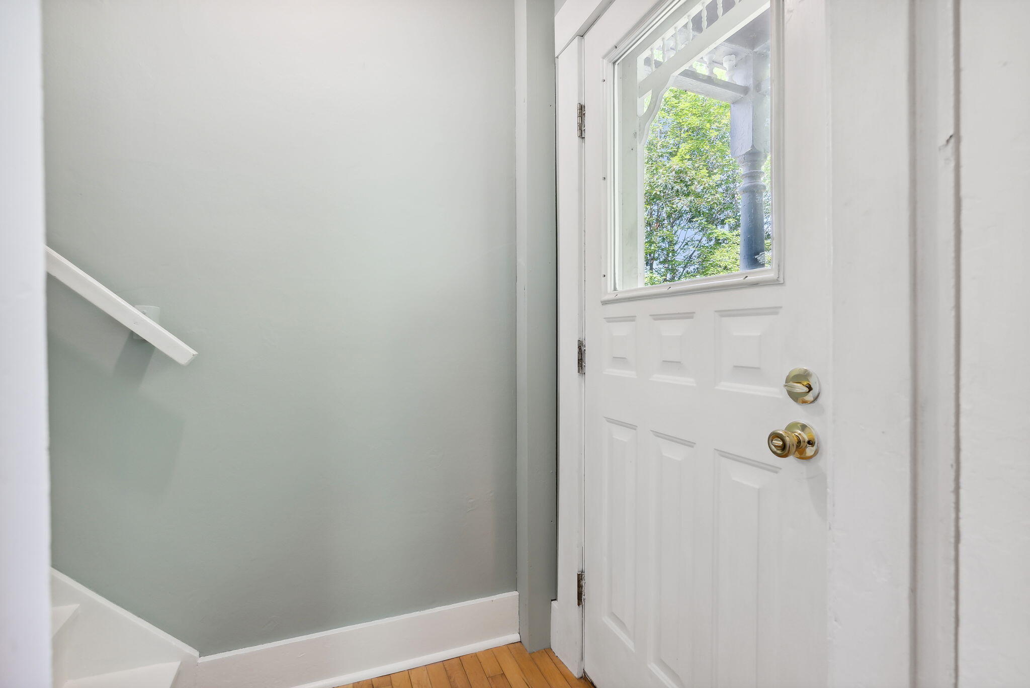 32 Goding Road Livermore, ME 04253 - Photo 15 of 36 Stairway and front door