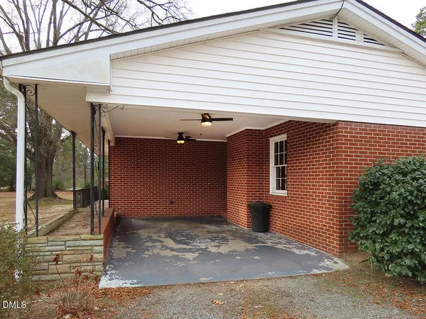 a view of a car garage