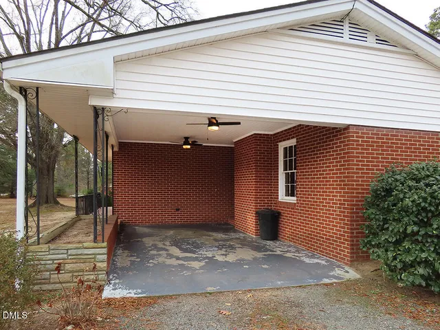 a view of a car garage
