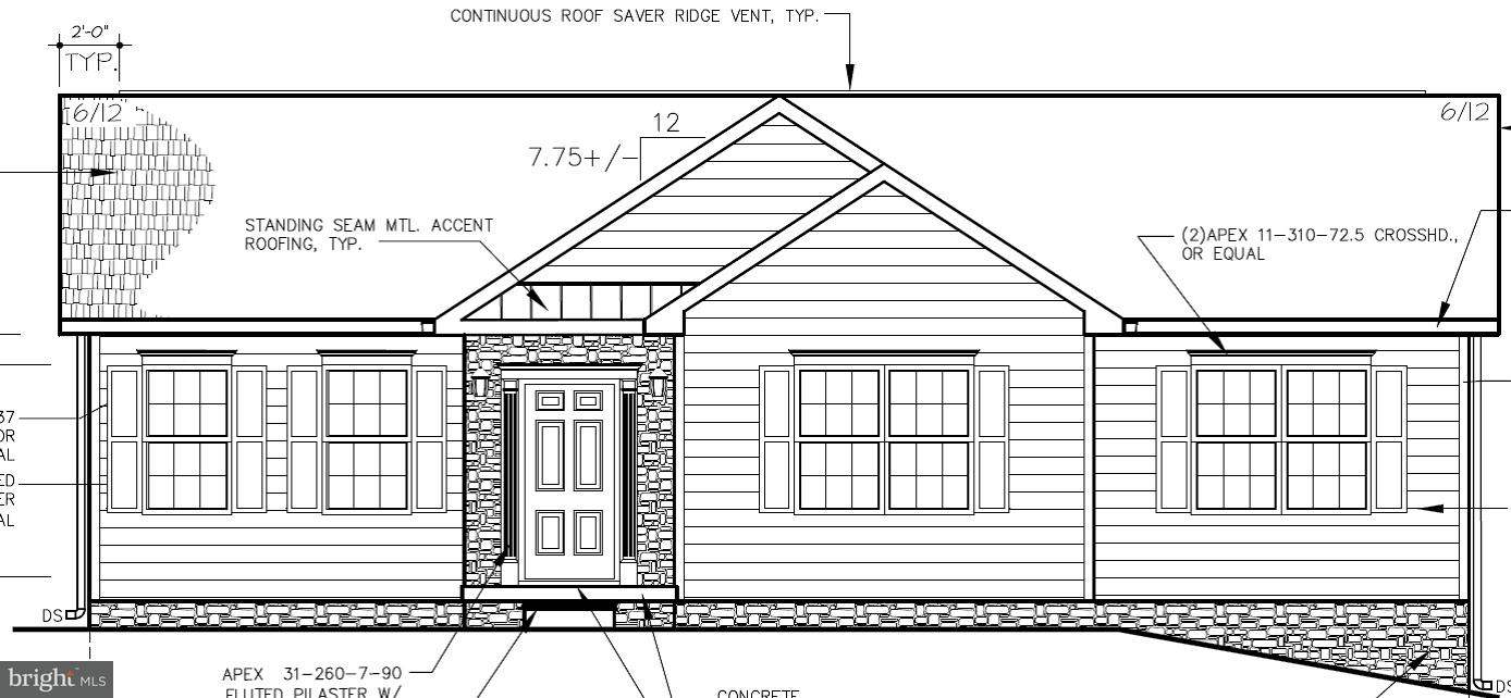 25 Ruel Avenue Hanover, PA 17331 - Photo 1 of 5 Proposed elevation from construction drawings