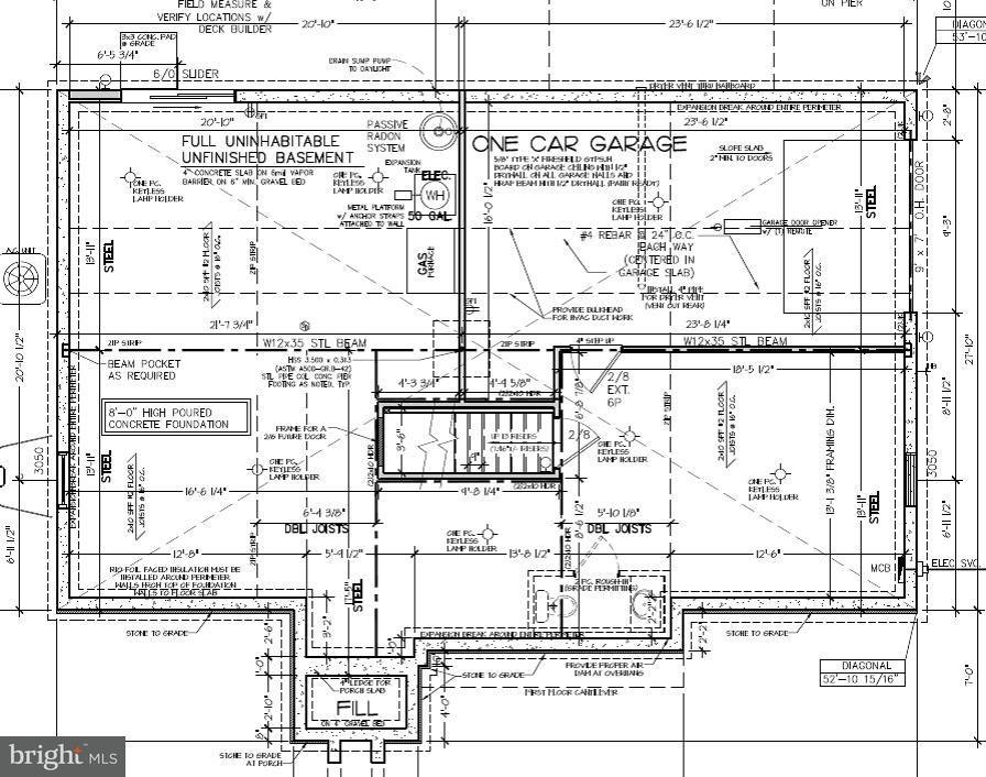 25 Ruel Avenue Hanover, PA 17331 - Photo 4 of 5 Full foundation with one car garage under