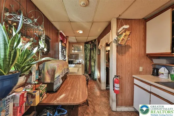 a view of a entryway with furniture