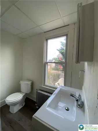 a bathroom with a sink and a toilet