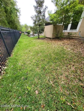 a view of a outdoor space and a yard