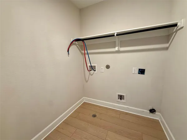 an empty room with a natural light