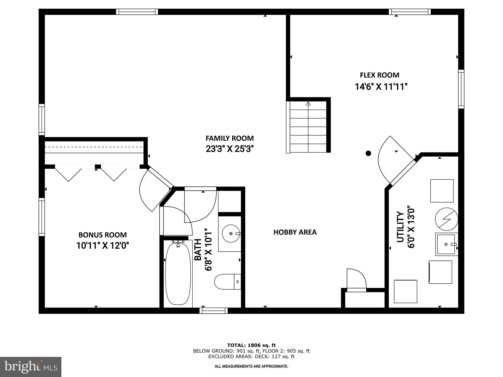 11724 Emack Road Beltsville, MD 20705 - Photo 41 of 41 Lower level floor plan