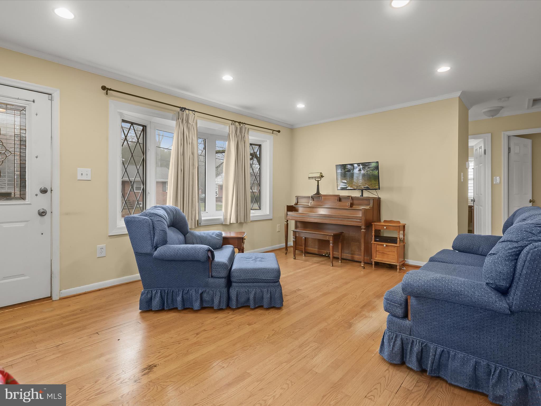 Hardwood flooring on the main level