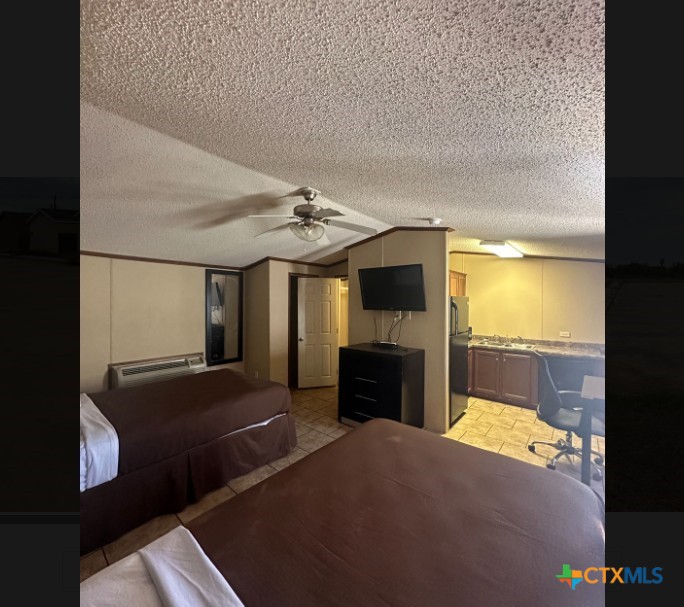 1100 County Road 4600 Dilley, TX 78017 - Photo 5 of 7 a bedroom with furniture and a flat screen tv