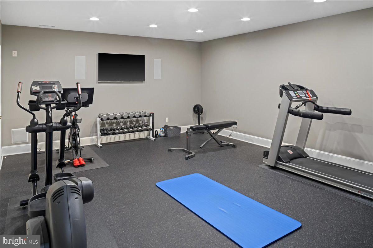 2155 Aquetong Road New Hope, PA 18938 - Photo 28 of 53 Lower Level Gym