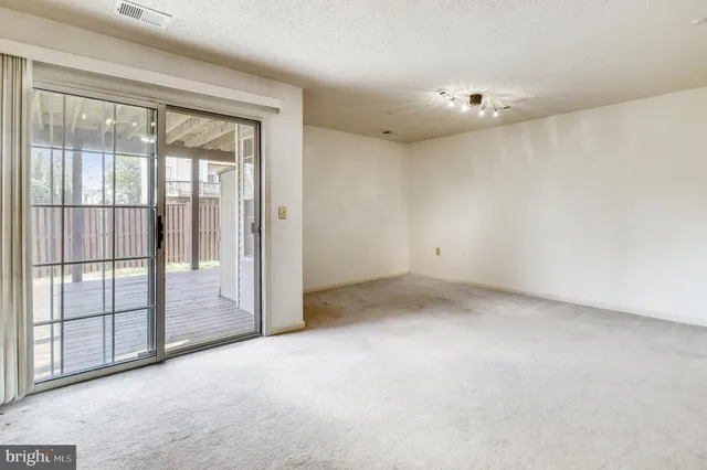 a view of empty room