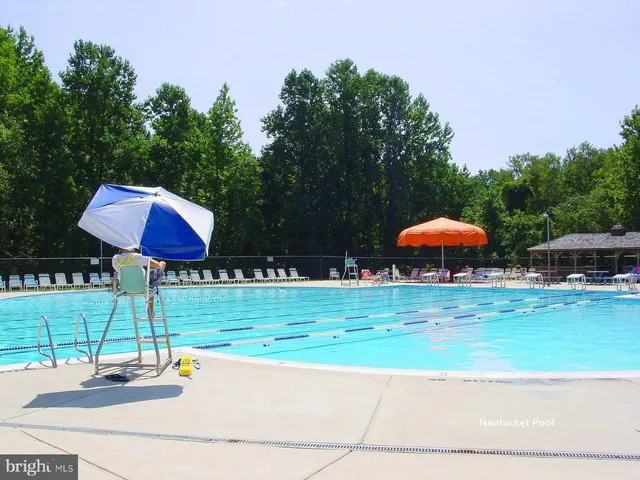 a outdoor view with a seating space