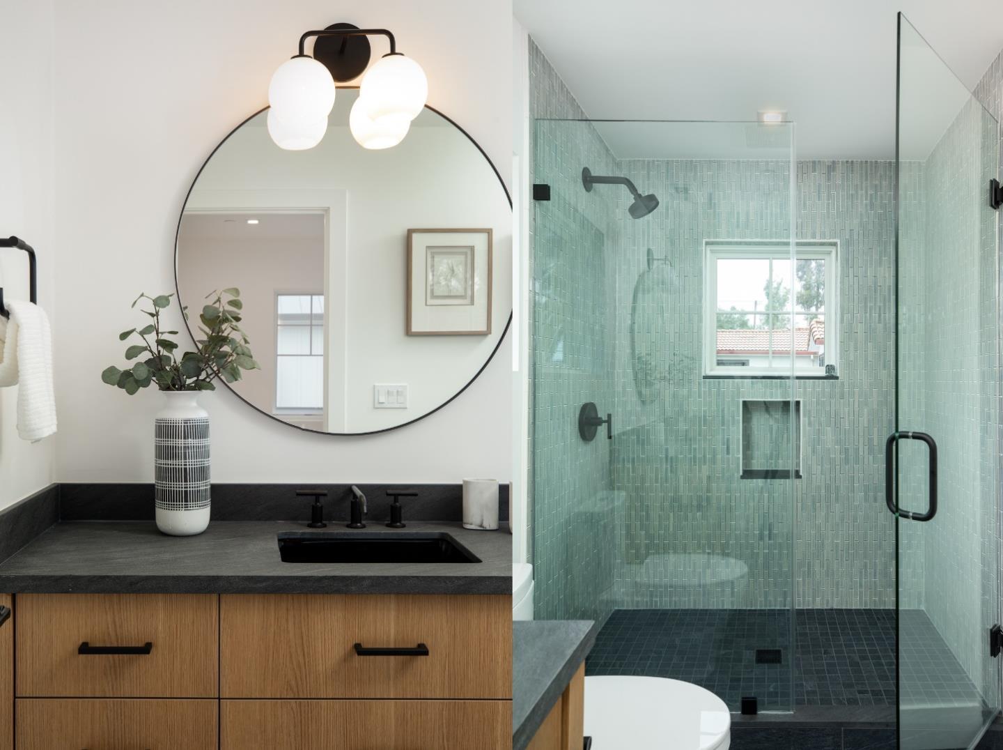 735-737 Linden Avenue Burlingame, CA 94010 - Photo 23 of 42 a bathroom with a sink a toilet and shower