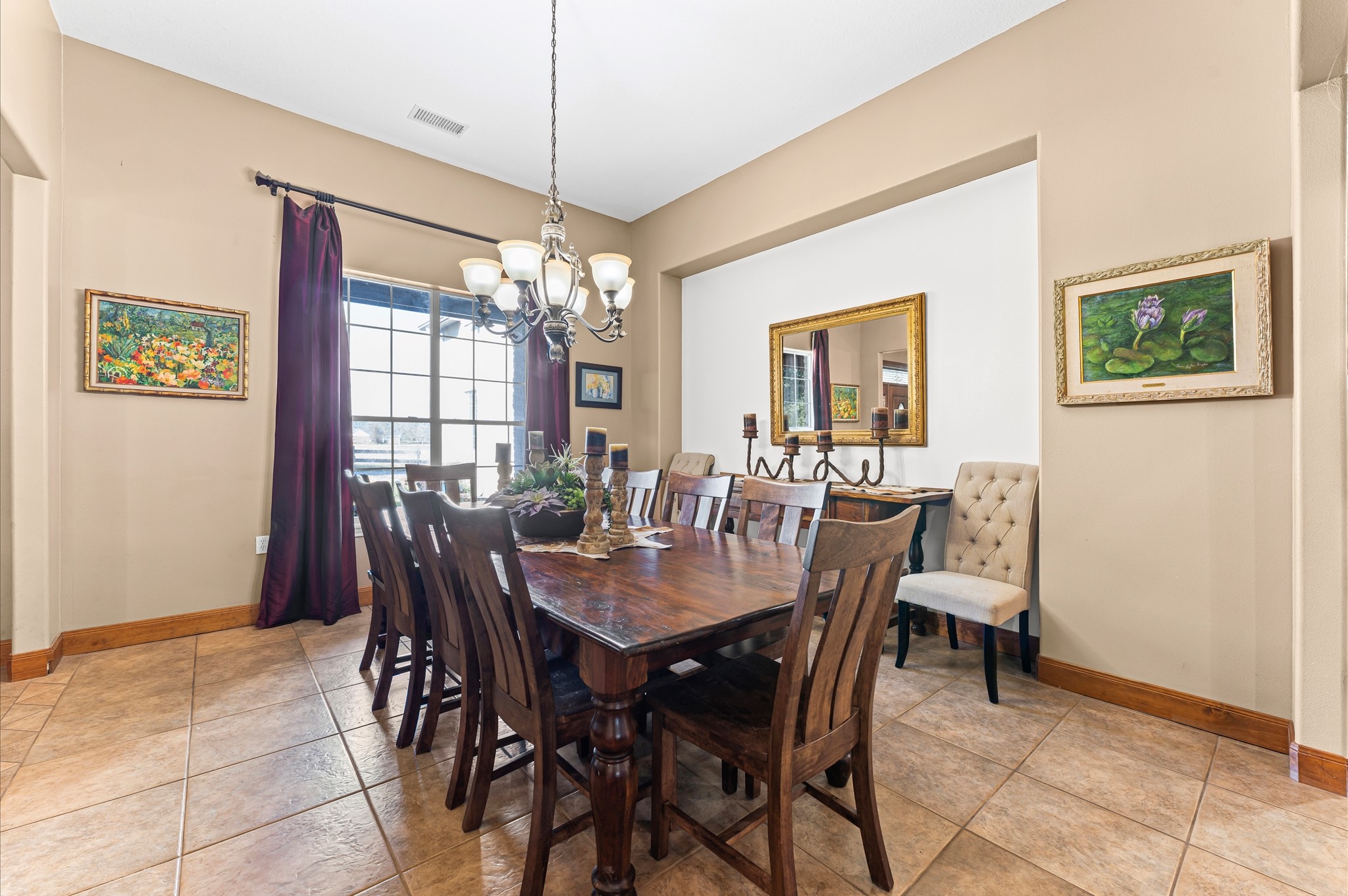 21550-21554 Mueschke Road Tomball, TX 77377 - Photo 12 of 42 a view of a dining room with furniture and chandelier