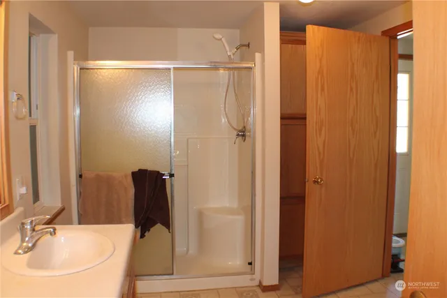 a room with a window