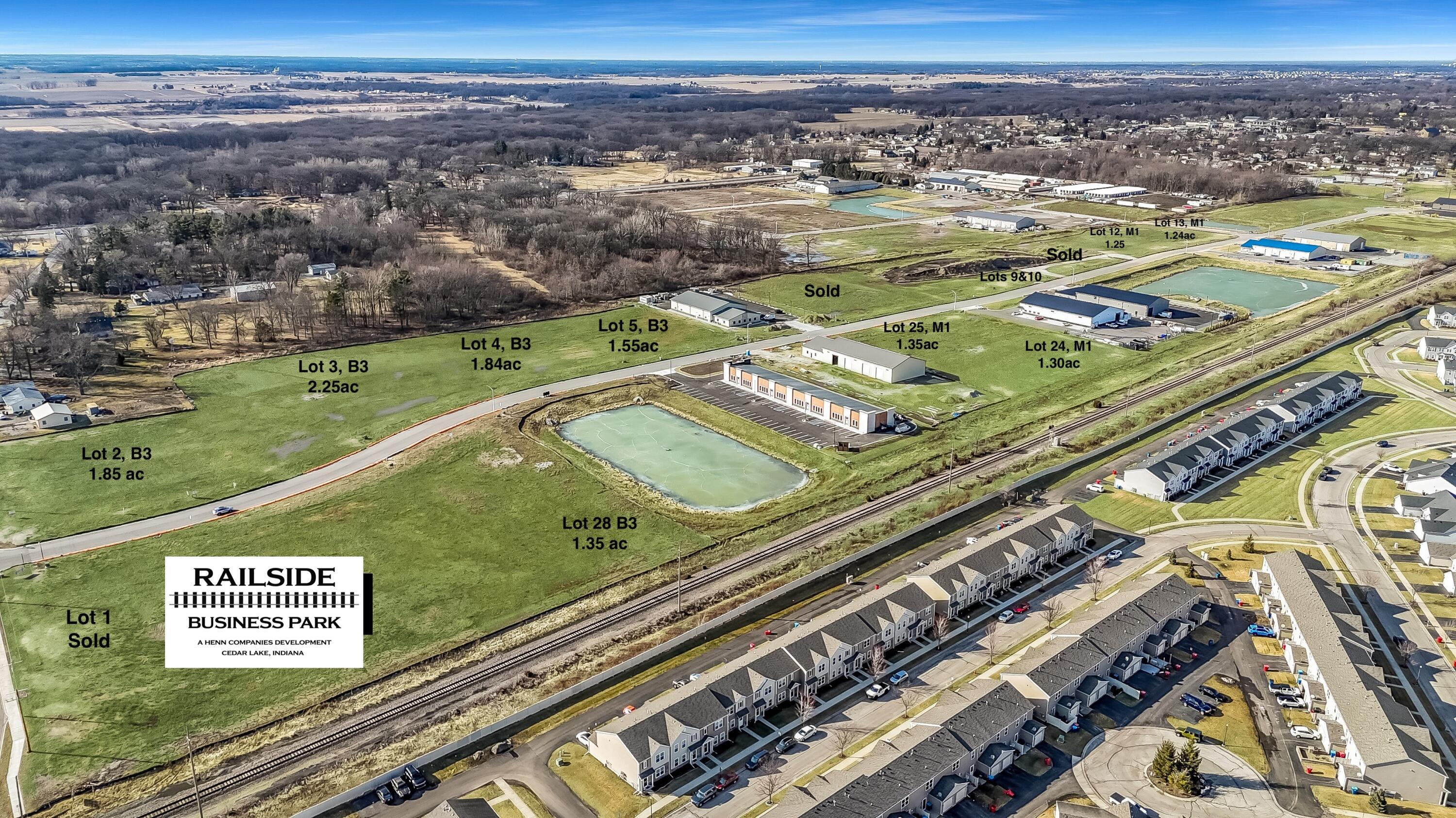 13950 Alexander Street Cedar Lake, IN 46303 - Photo 1 of 13 an aerial view of a city