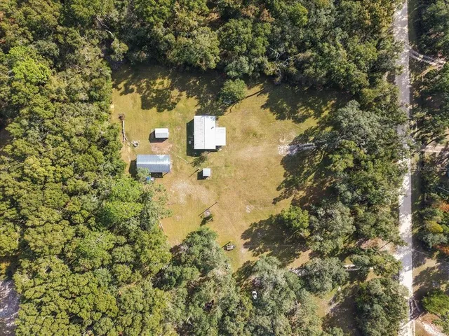 a view of a of a yard