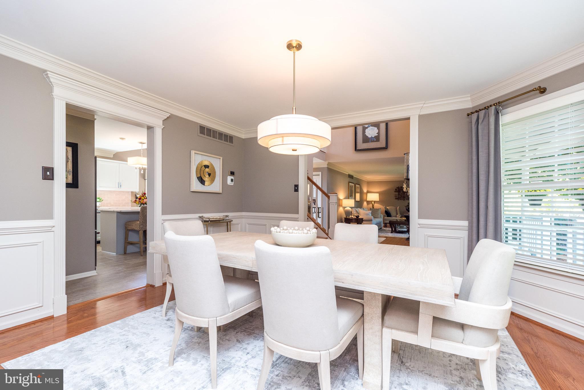 206 Broad Acres Road Lansdale, PA 19446 - Photo 15 of 72 Formal DR with custom moulding and wainscoting