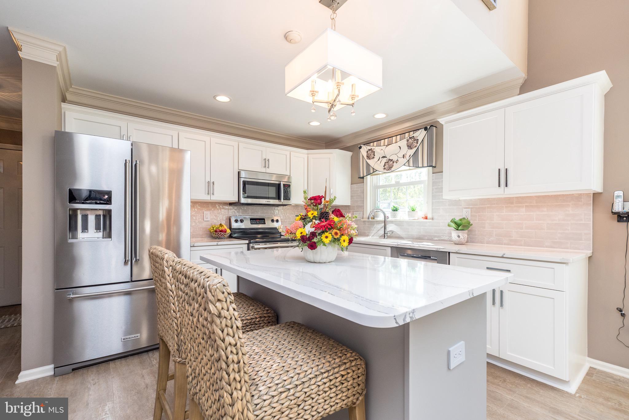 206 Broad Acres Road Lansdale, PA 19446 - Photo 18 of 72 Remodeled kitchen with Quartz counters