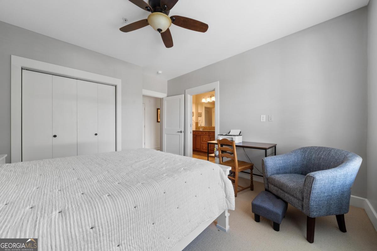 129 South Bay Road Eatonton, GA 31024 - Photo 36 of 45 a bedroom with furniture and a ceiling fan