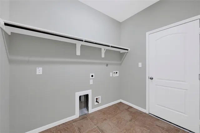 a view of a house with an empty space