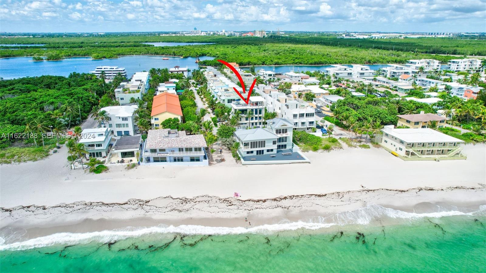 305 Oak Street Hollywood, FL 33019 - Photo 12 of 97 an aerial view of multiple house