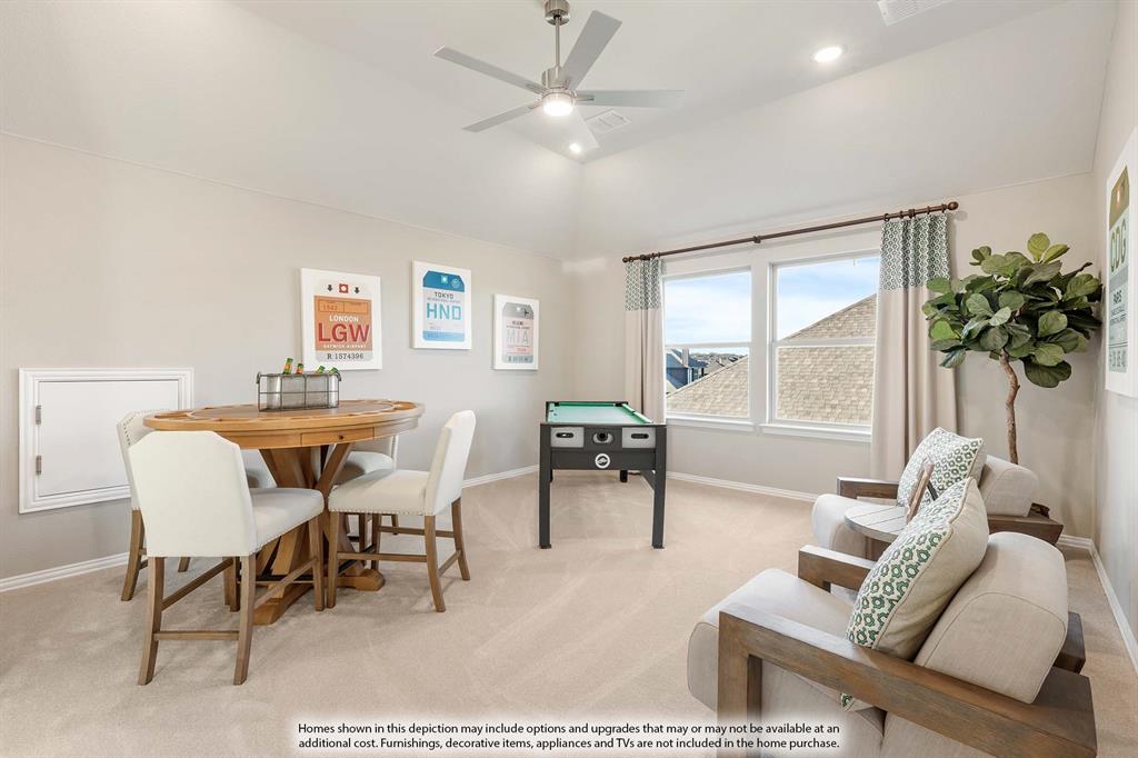 3825 Eagles Bluff Road Midlothian, TX 76065 - Photo 28 of 34 a dining room with furniture and a large window