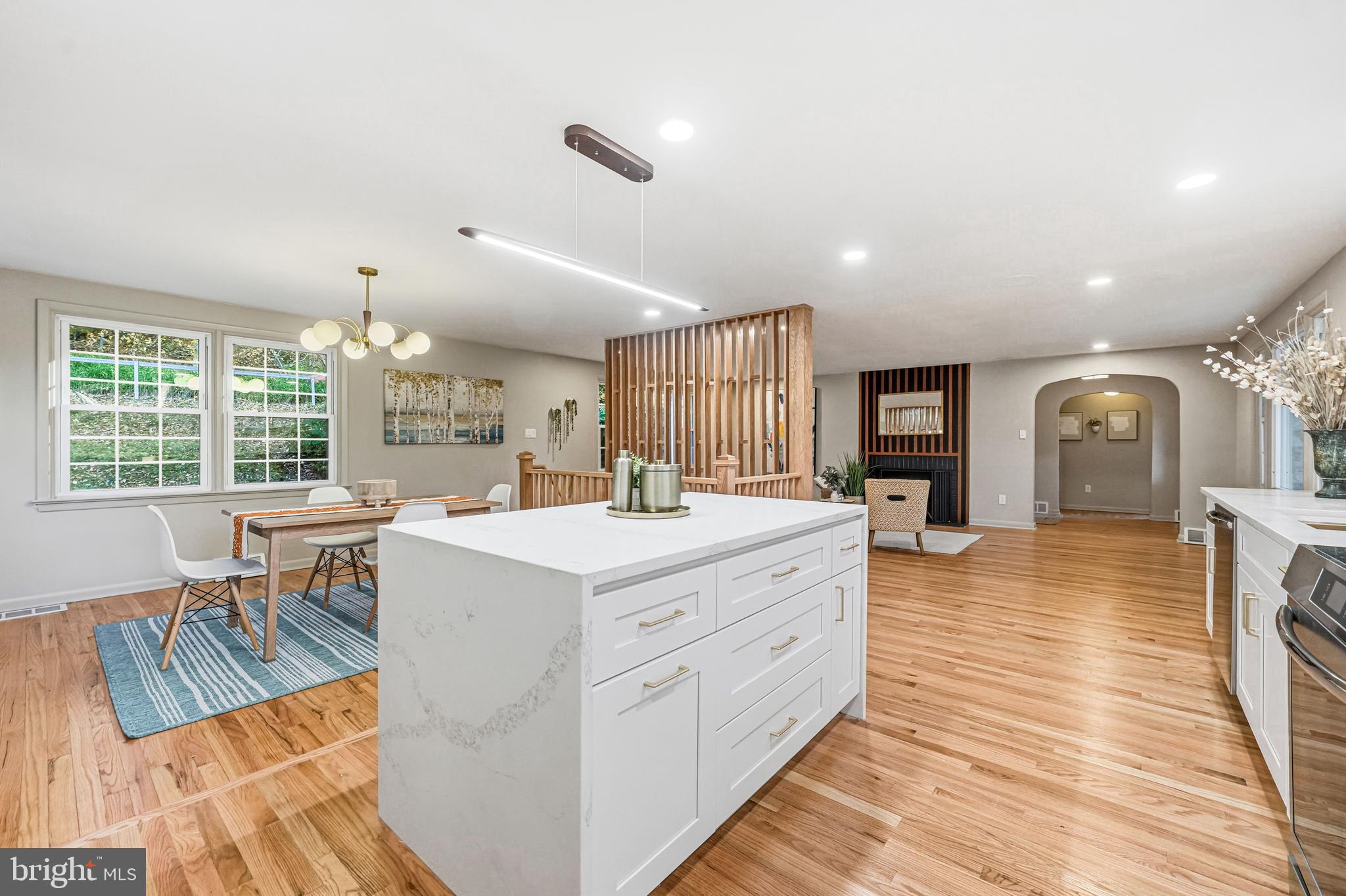 270 Jug Hollow Road Phoenixville, PA 19460 - Photo 20 of 59 Kitchen into dining and living areas