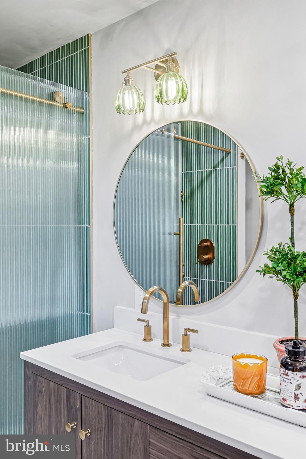 270 Jug Hollow Road Phoenixville, PA 19460 - Photo 32 of 59 a bathroom with a sink and a mirror