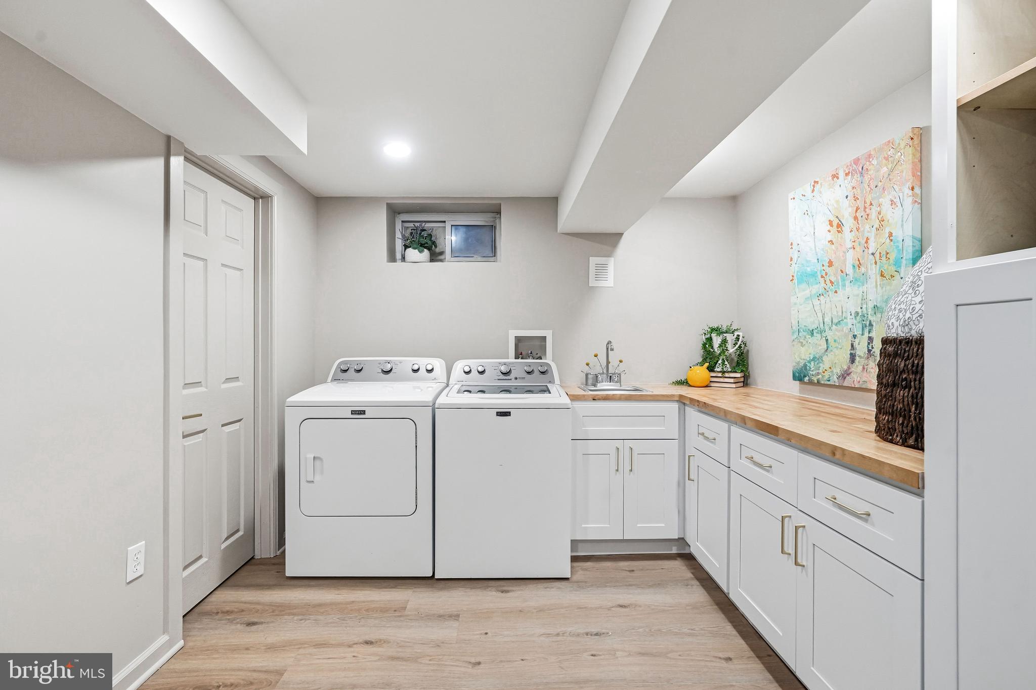 270 Jug Hollow Road Phoenixville, PA 19460 - Photo 41 of 59 a utility room with cabinets washer and dryer