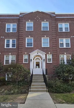 a front view of a building