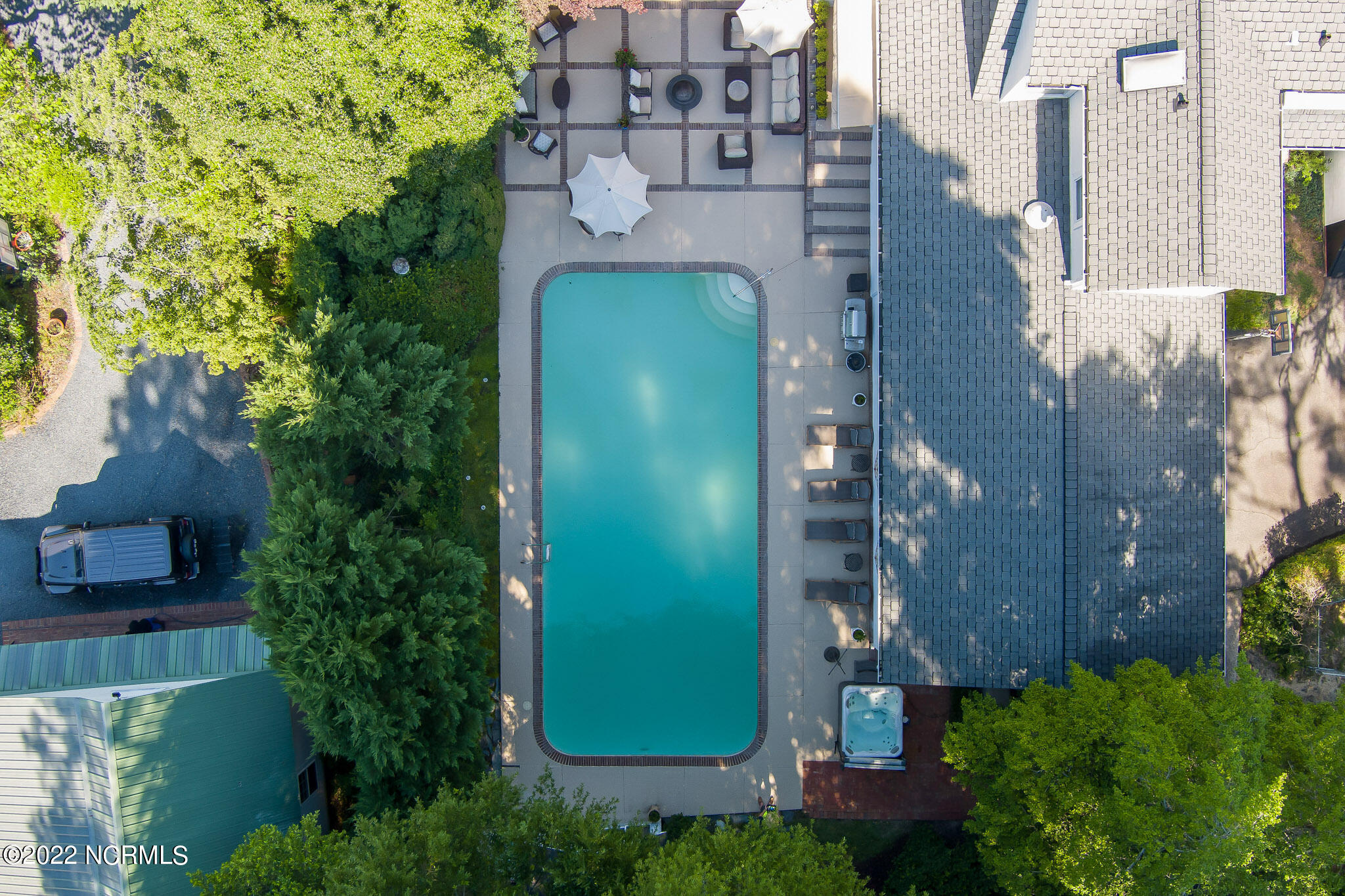50 McCaskill Road West Pinehurst, NC 28374 - Photo 5 of 66 drone pool view