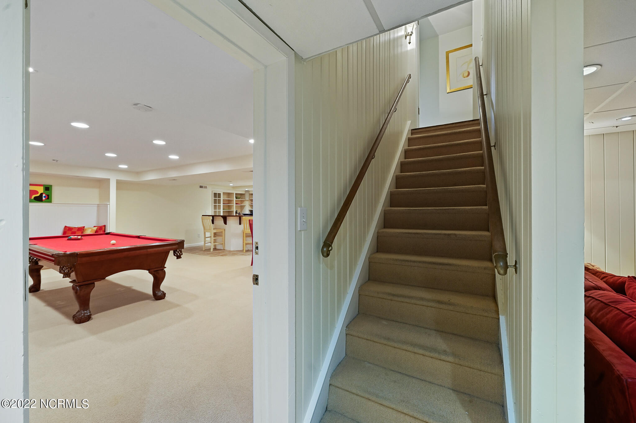 50 McCaskill Road West Pinehurst, NC 28374 - Photo 52 of 66 basement stairs