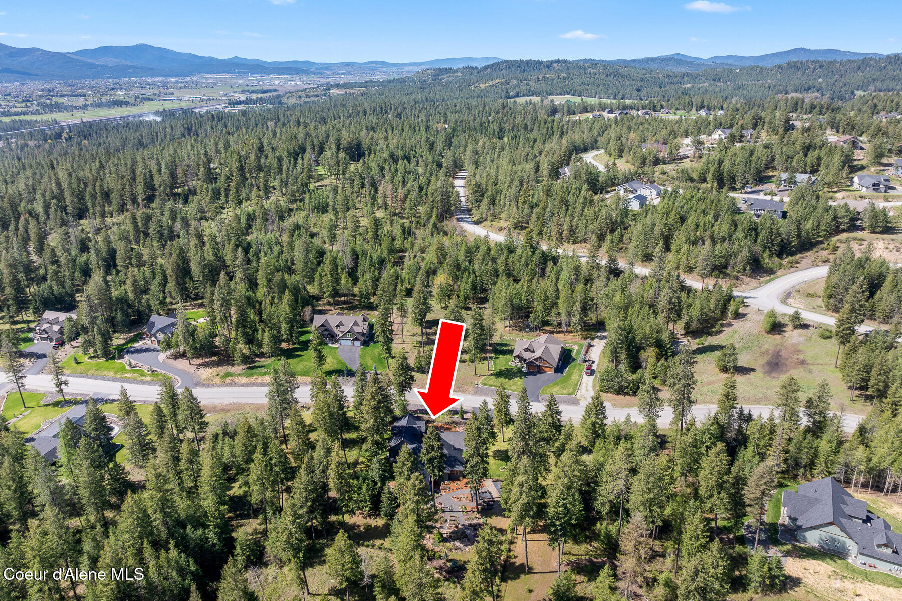 12495 North Walden Loop Rathdrum, ID 83858 - Photo 58 of 59 Aerial_12495NWaldenLoop-9_Arrow