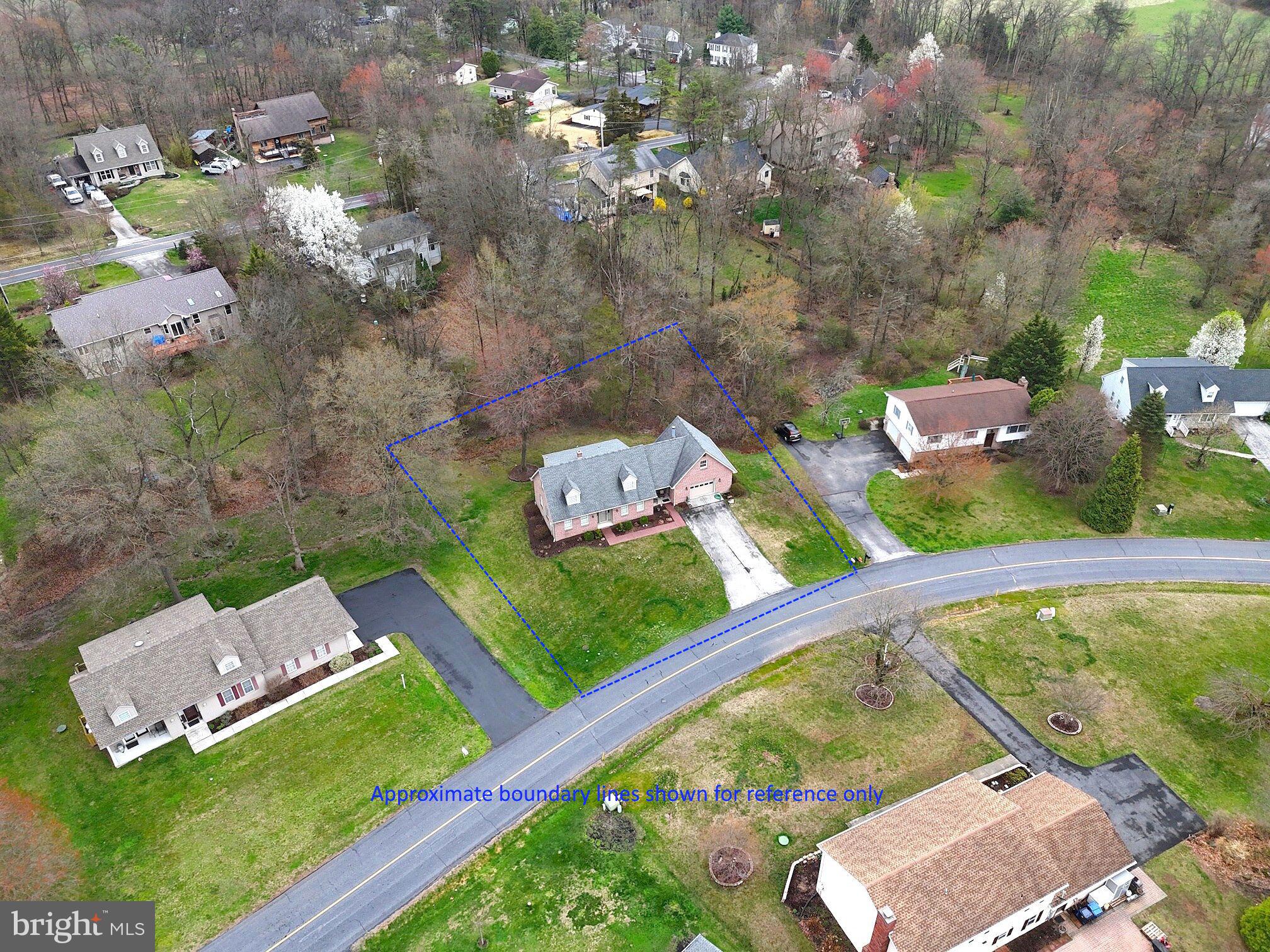 245 Montclair Road Gettysburg, PA 17325 - Photo 27 of 32 an aerial view of a house with a yard