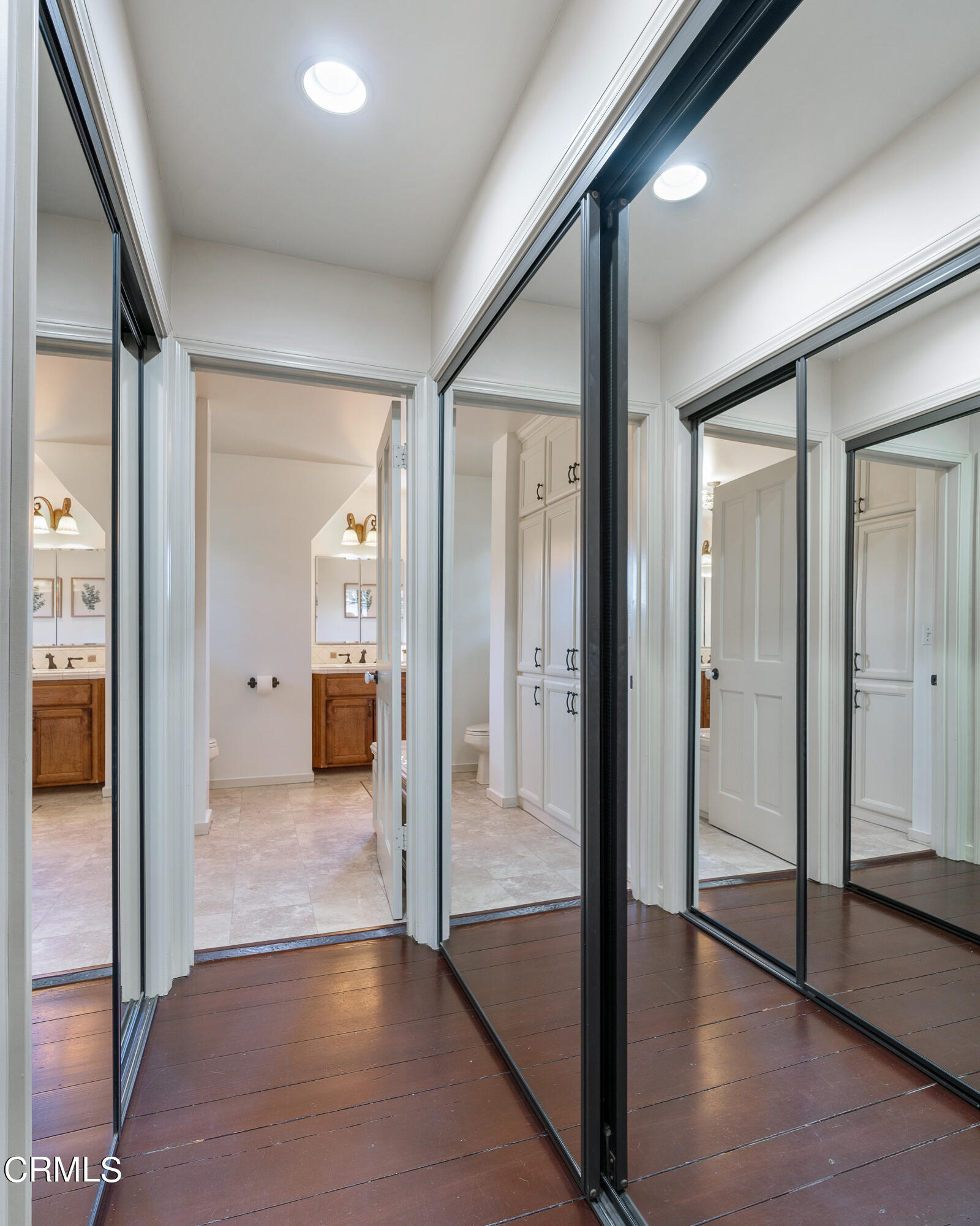 3642 Yorkshire Road Pasadena, CA 91107 - Photo 24 of 37 view of a hallway view with wooden floor and living room