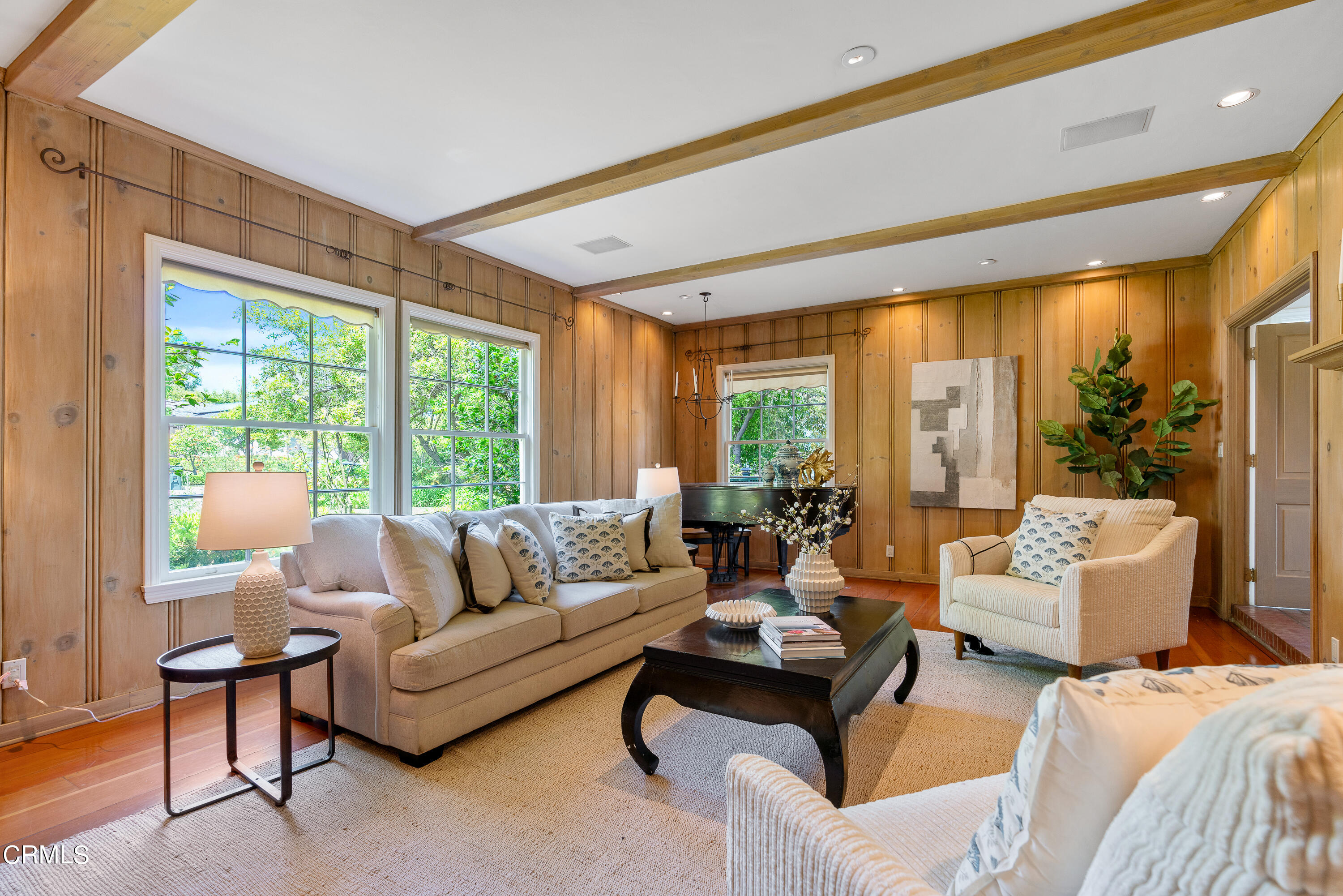 3642 Yorkshire Road Pasadena, CA 91107 - Photo 3 of 37 a living room with furniture and a large window