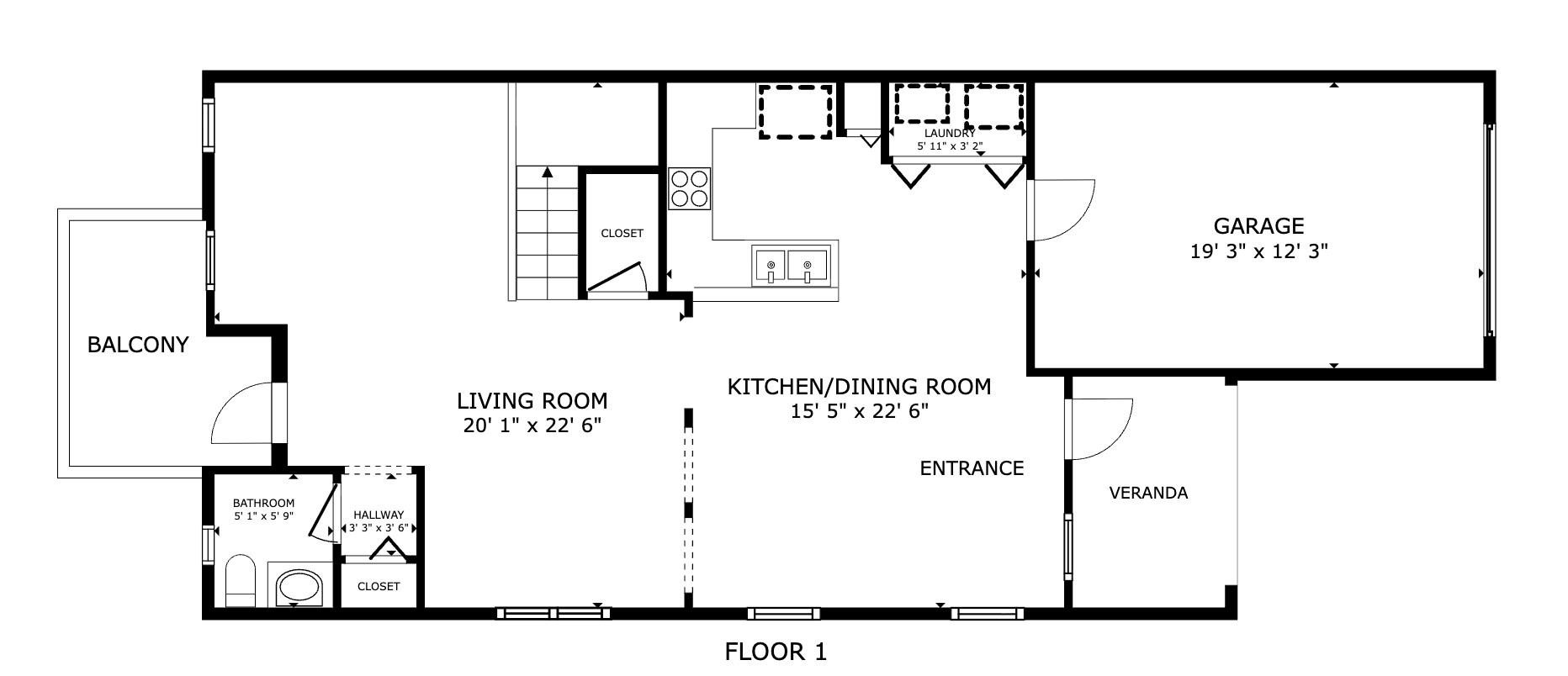 14218 Southwest 272nd Street, Unit 1 Homestead, FL 33032 - Photo 23 of 24 a picture of a wall with a white wall and a white wall