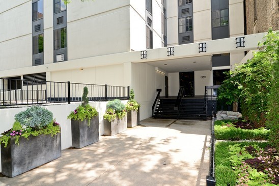 1339 North Dearborn Street, Unit 4H Chicago, IL 60610 - Photo 10 of 13 a view of a building with potted plants