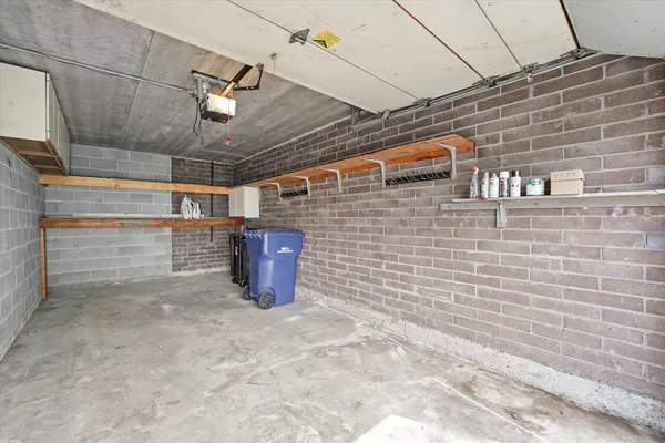 a view of a storage room