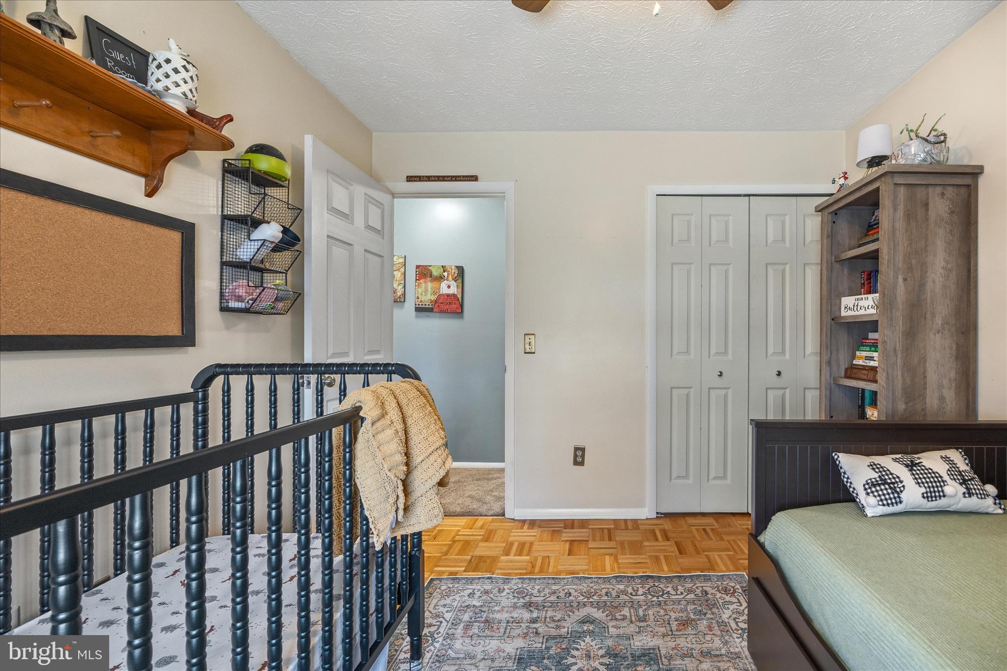 7914 Leeds Drive Pasadena, MD 21122 - Photo 19 of 49 a bedroom with furniture and wooden floor