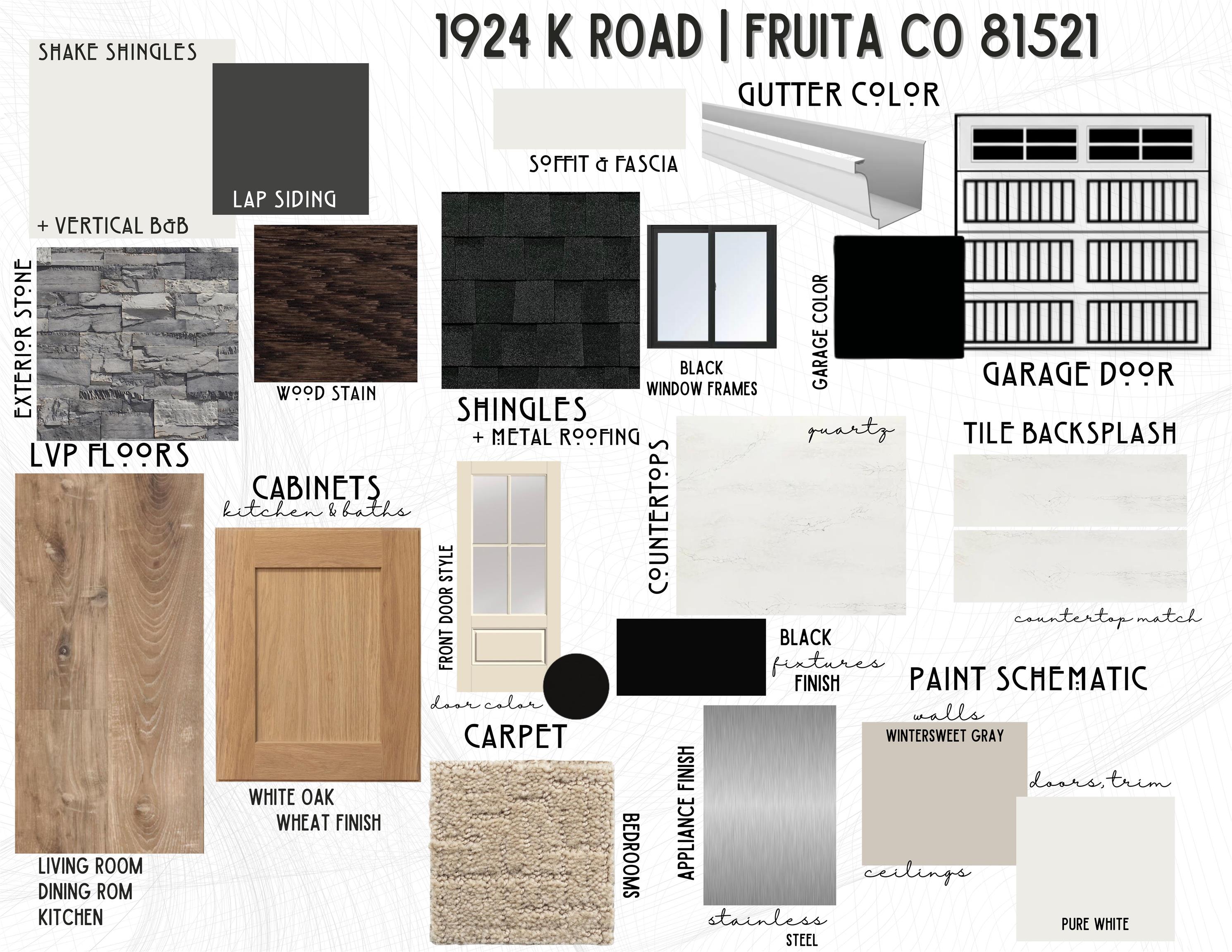 1924 K Road Fruita, CO 81521 - Photo 4 of 13 a picture of a wall with a flat screen tv and a white wall