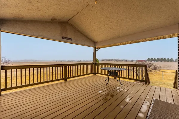 a house view with a outdoor space