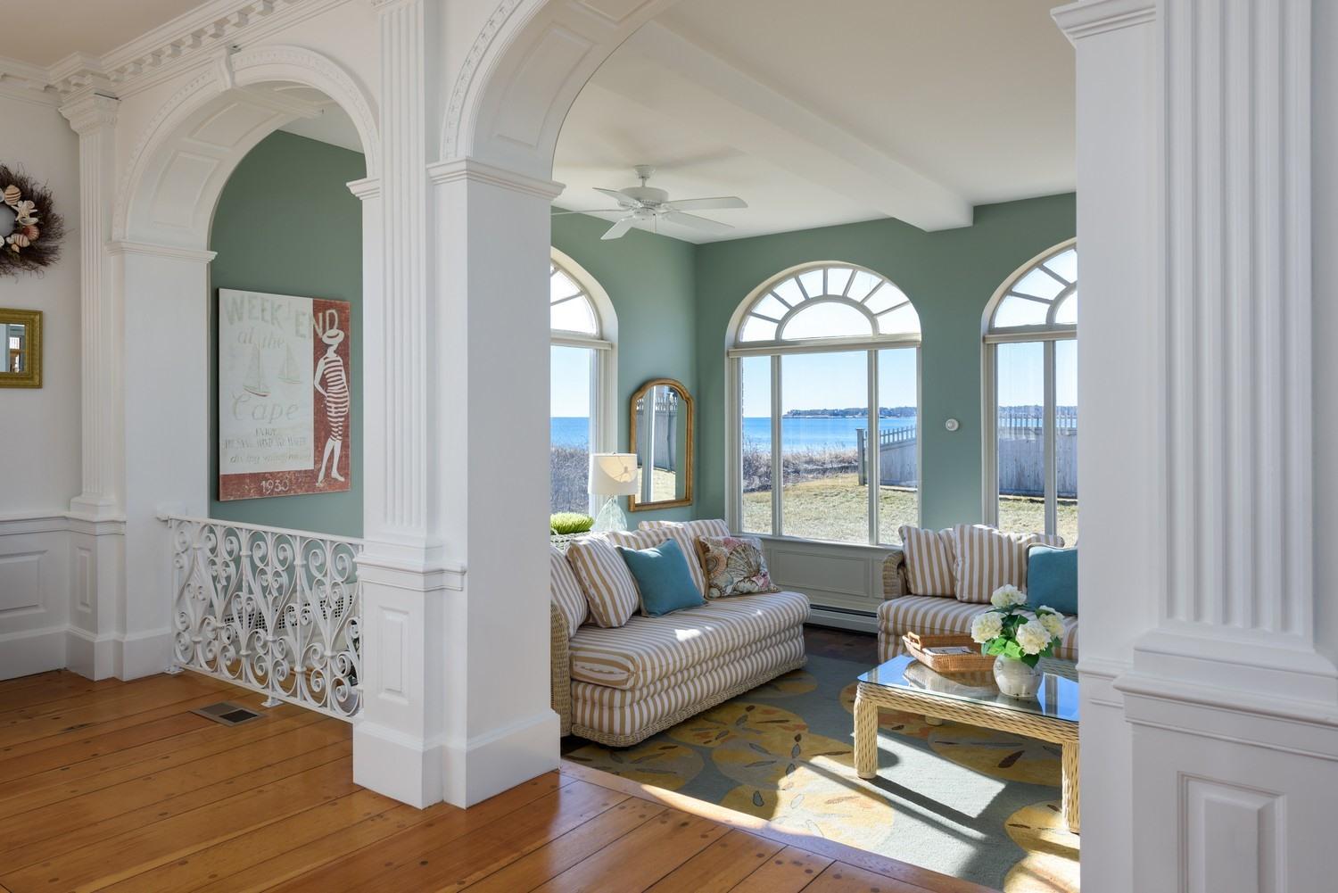 283 Long Beach Road Centerville, MA 02632 - Photo 16 of 30 a living room with furniture and a large window
