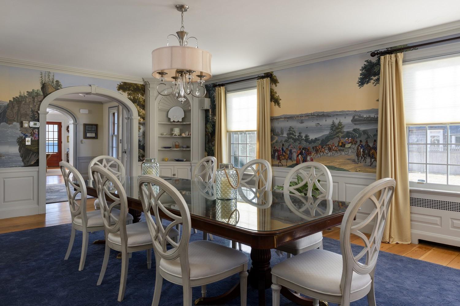 283 Long Beach Road Centerville, MA 02632 - Photo 21 of 30 a view of a dining room with furniture window and wooden floor