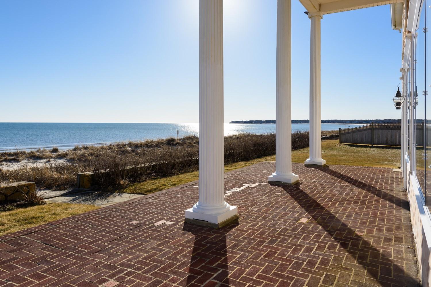 283 Long Beach Road Centerville, MA 02632 - Photo 4 of 30 a view of a balcony with an ocean view